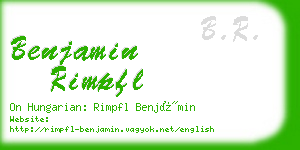 benjamin rimpfl business card